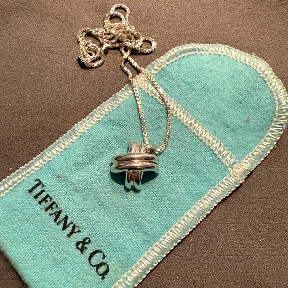 Tiffany & Co. Signature X Pendant Necklace